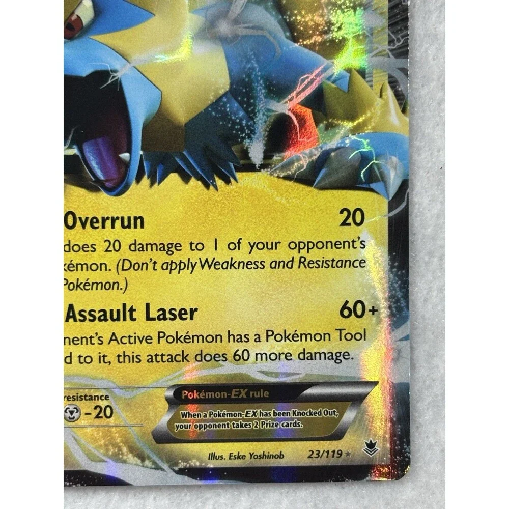 Pokemon EX Card Lot M Manectric EX Full Art Manectric EX XY Phantom Forces 3